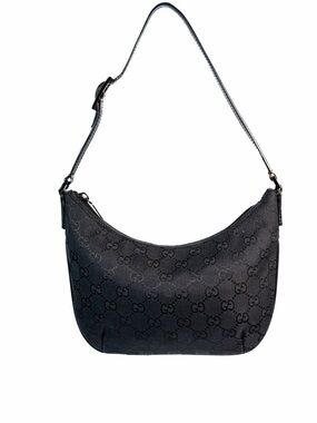 Gucci Black GG Monogram Shoulder Bag